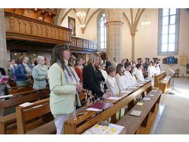 Dankgottesdienst der Kommunionkinder (© Karl-Franz Thiede)